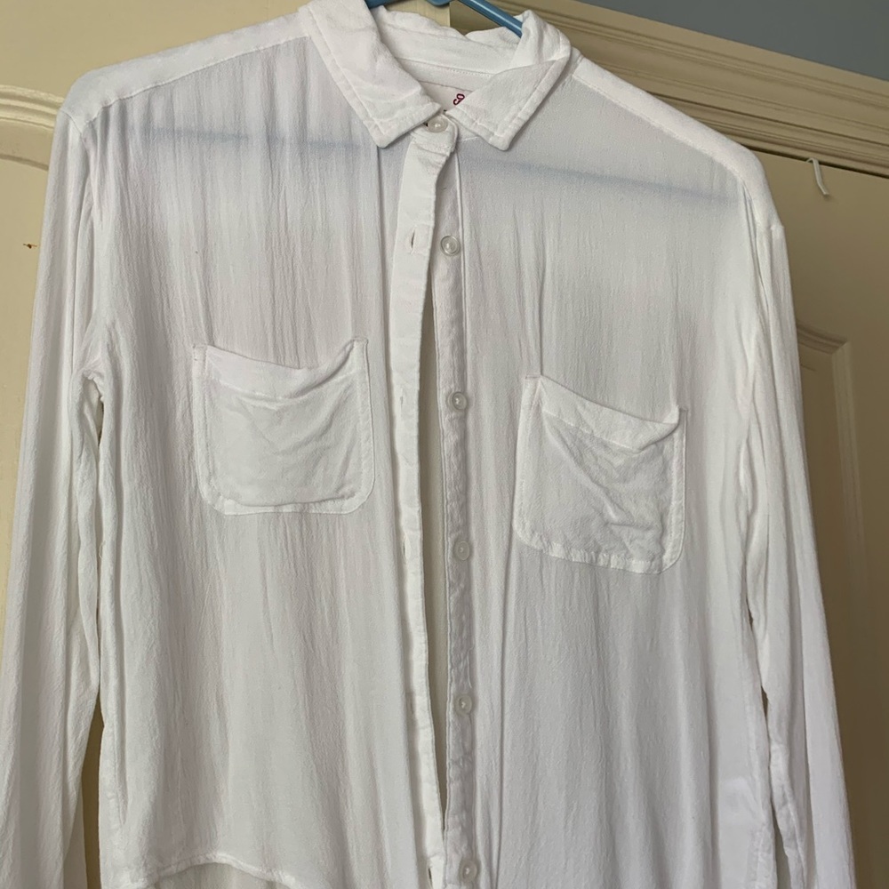 white button up shirt